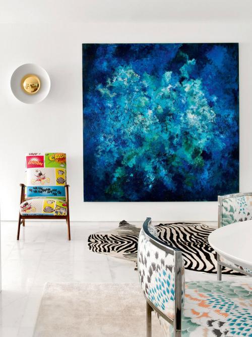 Сочные краски и немного гламура в дизайне квартиры на Ибице 04