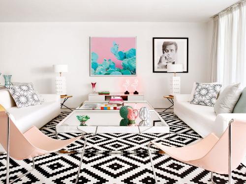 Сочные краски и немного гламура в дизайне квартиры на Ибице 01