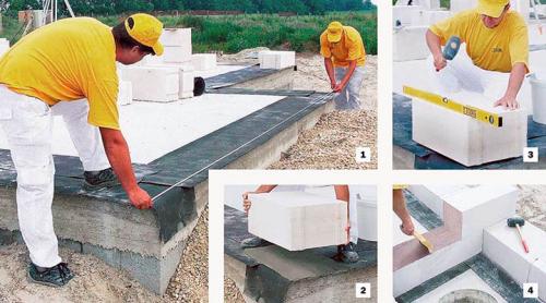 Дом из блоков своими руками. Как строятся дома из блоков? Реально ли построить самому?