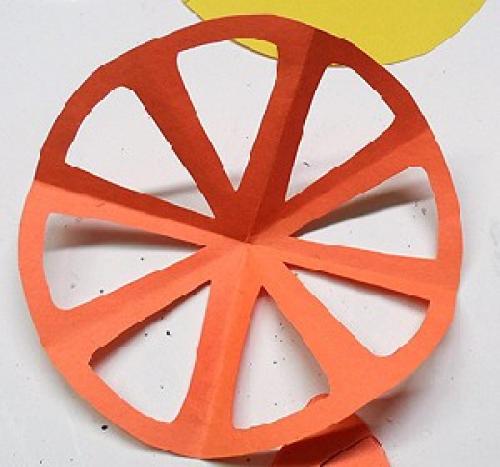 Поделки для детей 8 лет. Поделки для лета. Бумажные фрукты.