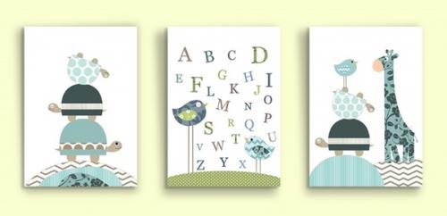 Как украсить стену возле детской кроватки. Как украсить детскую с помощью картин?