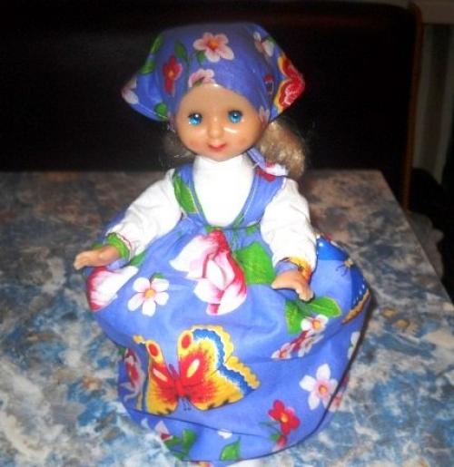 Куклы из пластиковых бутылок. Кукла из пластиковой бутылки своими руками: подробный мастер-класс с фото 38