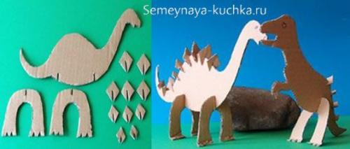 Интересные поделки для детей 10 лет. ДИНОЗАВРЫ.