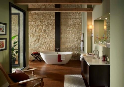 Отделка ванны искусственным камнем. Искусственный камень в ванной комнате. Обзор аксессуаров из камня и рекомендации по отделке