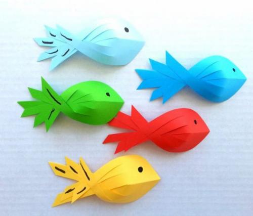 Лёгкие поделки для детей. Поделки из бумаги для детей 5-6 лет