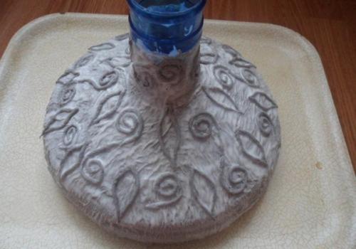 Сделать вазу из пластиковой бутылки своими руками. Ваза из пластиковой бутылки