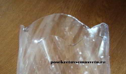 Сделать вазу из пластиковой бутылки своими руками. Ваза из пластиковой бутылки 17