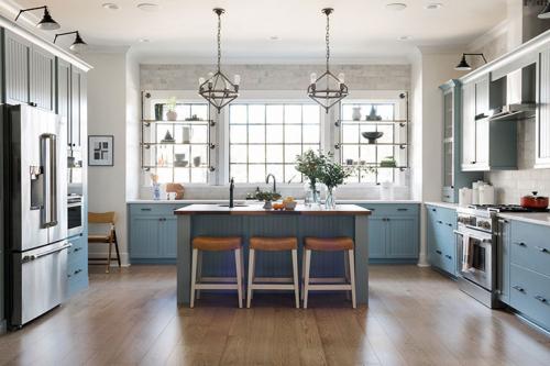 Прекрасная кухня для загородного дома в США 16