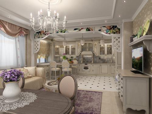 Гостиная с кухней в частном доме. Как обустроить гостиную, совмещенную с кухней?