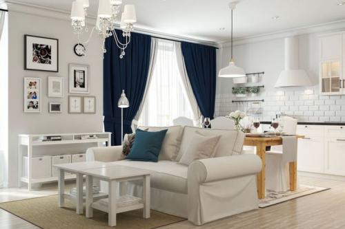 Студия интерьера. Цветовые решения маленькой квартиры