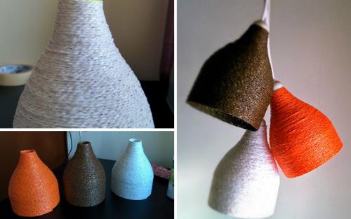 Бра своими руками. Абажур из ниток