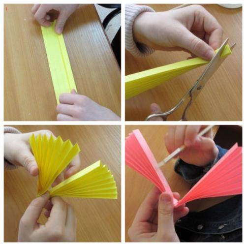 Поделки на День матери своими руками картинки. Поделка на День матери для детского сада из салфеток, гофрированной бумаги или картона (шаблоны прилагаются)