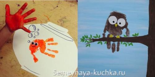 Поделки своими руками детям. пальчиковые поделки.