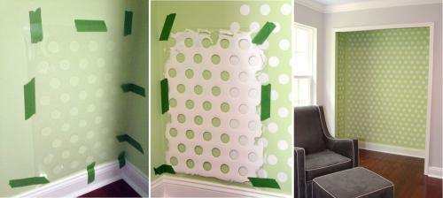 Узоры на стенах своими руками. Как сделать трафарет для стен своими руками?