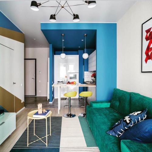 Студия интерьера. Цветовые решения маленькой квартиры