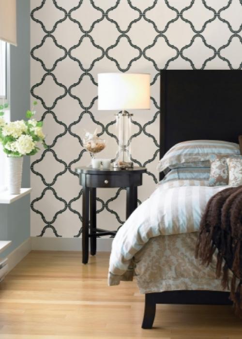 Какие должны быть обои в спальне. Классические обои в интерьере спальни 08