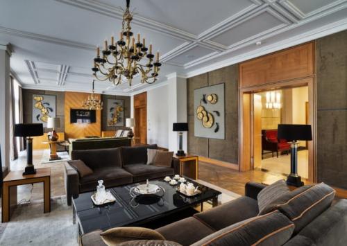 Какой цвет стен выбрать для гостиной. Цвет стен в гостиной фото 04