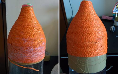 Бра своими руками. Абажур из ниток