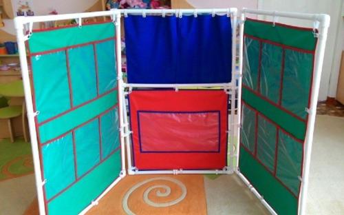 Перегородка из пвх труб. Поделки из пластиковых труб для детской площадки