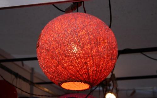 Бра своими руками. Абажур из ниток