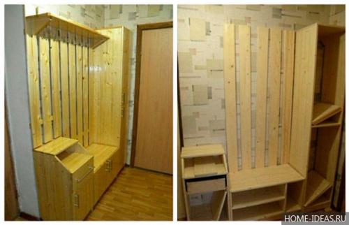 Как сделать из старого шкафа прихожую. Из старого шифоньера-новый шкаф в прихожую!!! 31