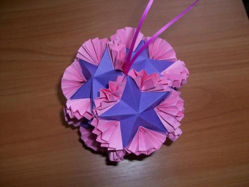 Шары из Бумаги пошагово. Новогодние Шары Из Бумаги Без Основы - Мастер-классы