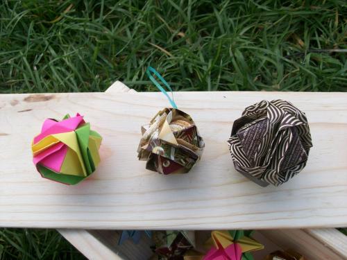 Шары из Бумаги пошагово. Новогодние Шары Из Бумаги Без Основы - Мастер-классы