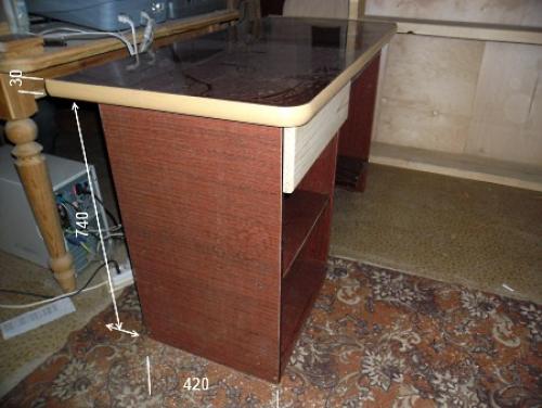 Стол из старого шкафа. Компьютерный стол своими руками