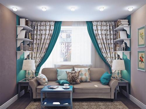 Дизайн гостиной-спальни 14 кв м. Небольшая гостиная в 14 кв м: решаем проблему ограниченного пространства