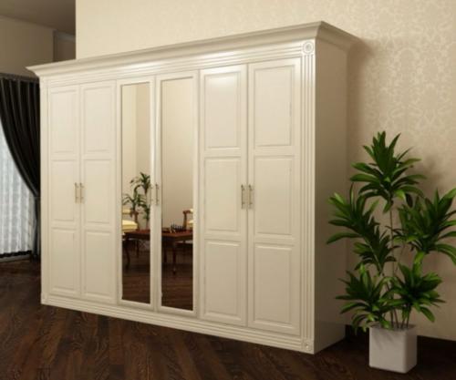 Встроенный шкаф купе с распашными дверями. Как разместить встроенный шкаф с распашными дверями в нише