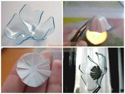 Цветы из пластиковых бутылок своими руками пошагово для начинающих. Цветок из пластиковой бутылки своими руками: пошагово