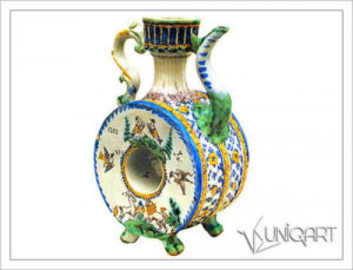 Майолика гжель. Гжельская майолика. Художественные изделия из керамики. Узоры и орнаменты Гжели