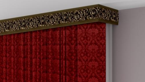 Карнизы для штор. Разделение по форме