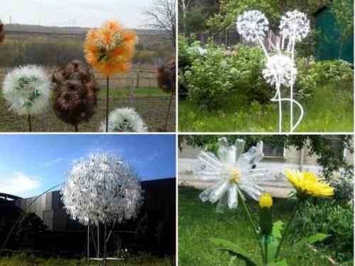 Как из бутылок сделать цветы. Цветы из бутылок: основные преимущества 09