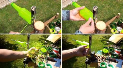 Как сделать из пластиковой бутылки веревку. Мастер-класс: веревка из пластиковых бутылок [aaa1] 34