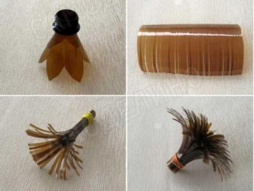 Как из бутылок сделать цветы. Цветы из бутылок: основные преимущества 10