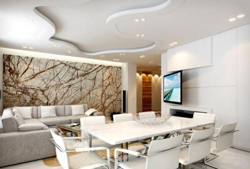 Дизайн маленькой гостинной-столовой. Гостиная-столовая: правила создания интерьера, особенности дизайна. Нюансы зонирования, выбора отделочных материалов. 90 фото примеров разграничения столовой и гостиной