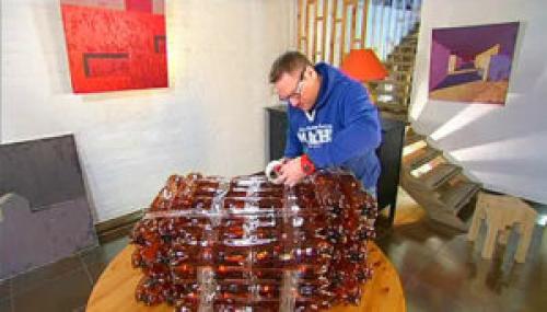 Стул из пластиковых бутылок. Собираем кресло