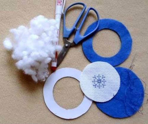 Елочные игрушки из ткани своими руками выкройки. Елочные игрушки из ткани своими руками 01