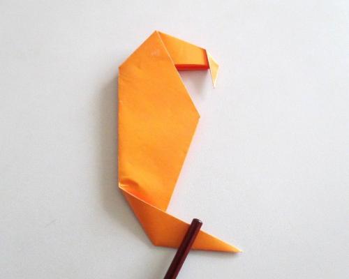 Шаблон попугая из бумаги. Как сделать из бумаги попугая