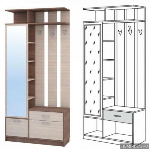 Прихожая из старого шкафа своими руками. Из старого шифоньера-новый шкаф в прихожую!!! 13 Прихожая из старого шкафа своими руками. Из старого шифоньера-новый шкаф в прихожую!!! 13