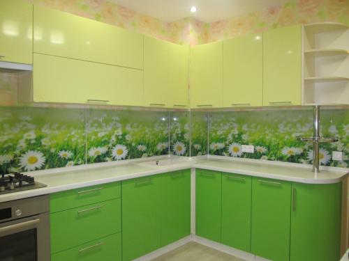 Обои для кухни зеленые. Где рекомендовано использовать цвет