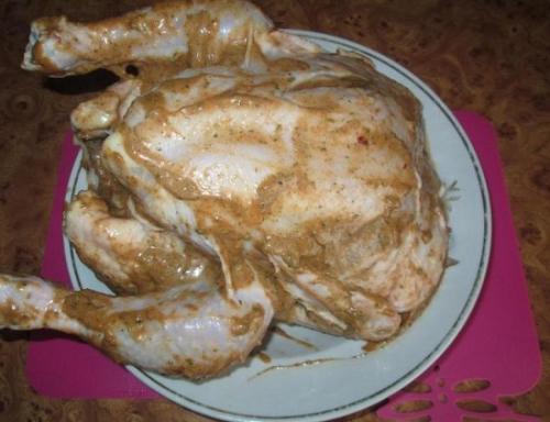 Курица с хрустящей корочкой в духовке с картошкой. Почти курочка гриль