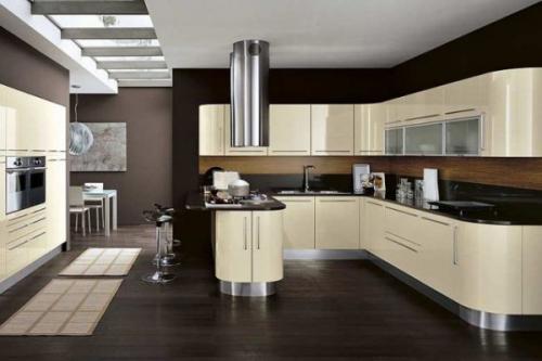 Цвет крем брюле в интерьере. Бежевый цвет в интерьере кухни – советы и фото