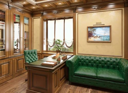 Дизайн кабинета в квартире. Как быстро и недорого устроить рабочий кабинет в малогабаритной квартире 18 Дизайн кабинета в квартире. Как быстро и недорого устроить рабочий кабинет в малогабаритной квартире 18