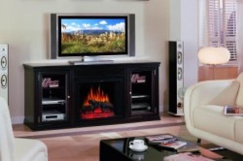 Расстояние между камином и телевизором. Два в одном месте