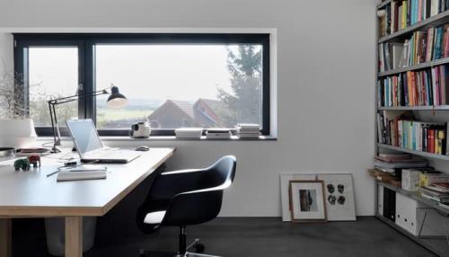 Дизайн интерьера кабинета в доме. Подбираем мебель