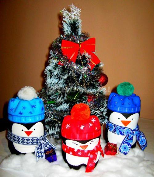 Пингвин из бутылки поделка. Забавные пингвины из пластиковых бутылок 09 Пингвин из бутылки поделка. Забавные пингвины из пластиковых бутылок 09