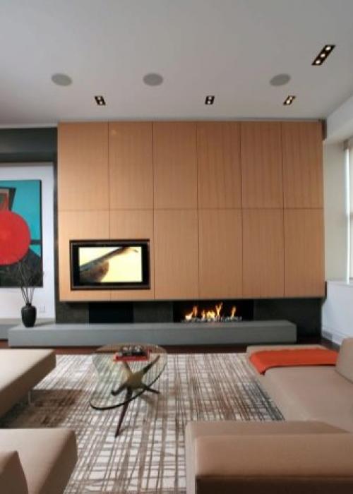 Можно ли над камином вешать телевизор. Можно ли вешать телевизор над камином 08