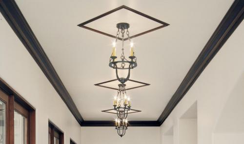 Потолочный плинтус в цвет стен. Как выбрать цвет потолочного плинтуса?